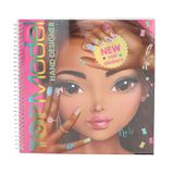 Depesche 14000 TOPModel Hand Designer - kleurboek met 46 voorbedrukte pagina's om modelmotieven te ontwerpen, incl. 3 stickervel