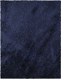Surya CLAIRE Effen Donkerblauw Zacht Hoogpolig Shaggy Tapijt 160x213cm