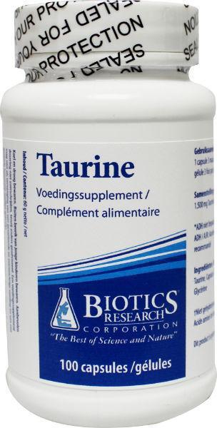 Biotics Taurine 500mg Capsules