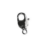 Rayher 2219322 Karabijnsluiting met draaibaar oogje, 8,9 x 16,8 mm, SB-Btl