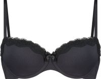 Hunkemöller Dames Lingerie Voorgevormde beugel bh Lola - Zwart - maat D70