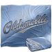 Oldsmobile Deken, 152 x 127 cm, chromen logo, Silky Touch, superzachte plaid