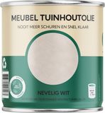 Enzo Meubel Tuinhoutolie - Nevelig Wit - 750 ml