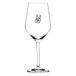 Sand & Soda 9500008 Modern wijnglas met trendy motief Peace, geschenkdoos, Made in Germany