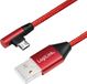Logilink USB 2.0 A Male naar Micro USB B Hoek 0,3M Kabel