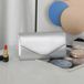 Wan GmbH Élégante pochette de soirée pour femmes avec chaîne d'épaule amovible - PU argent