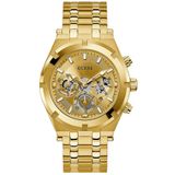 Guess GW0260G4 Continental Herenhorloge Goudkleurig Staal Analoog en Digitaal