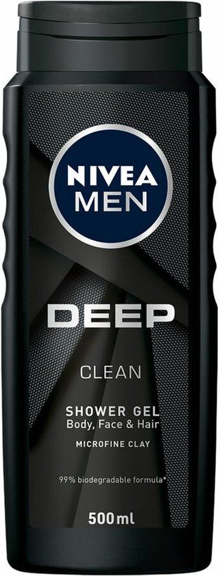 NIVEA MEN Deep Clean Douchegel - 3-in-1 - 500ml