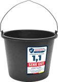 Garronda 5L Robuuste - Bouwemmer van Slijtvast - PE met Metalen Handvat – Zwart - GD-GRE-BB