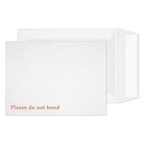 Blake Puur Board Back Pocket Peel & Seal Enveloppen (6112) Wit - 125 stuks