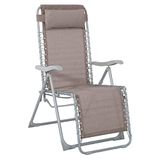 Hespéride HES-117894 relaxstoel Silos, taupe, gelegeerd staal, eenheidsmaat