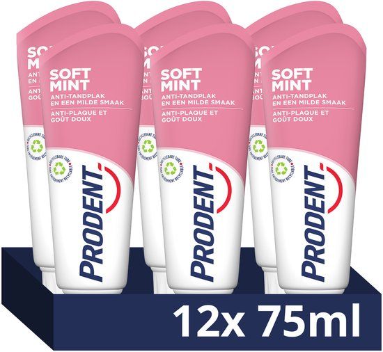 Prodent Tandpasta - Soft Mint - 12 x 75 ml