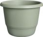 Elho Amiga Rond 25 - Pot pour intérieur et extérieur - 100% plastique recyclé - Ø 24.5 x H 18.5 cm - Vert thym