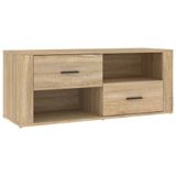 vidaXL TV-meubel Sonoma eiken 100x35x40 cm