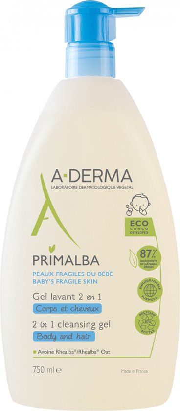 A-Derma Primalba Gel Lavant 2 in 1 Baby - 750ml
