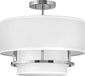 Hinkley LED Hanglamp Graham | 3X E14 Max 40W | Dimbaar | Polished Nickel