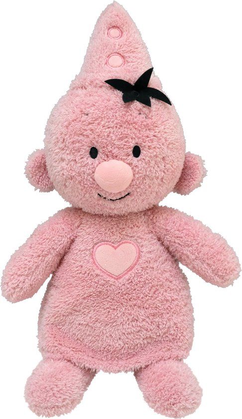 Bumba - Fluffy Pluche Knuffel - Roze - 35 cm