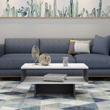 en.casa Salontafel Mjölby 36,4x80x45 cm wit en antraciet