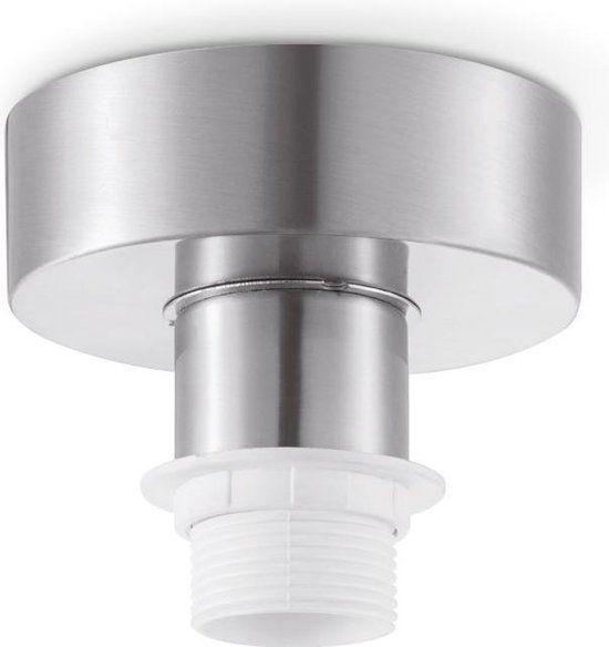 Home Sweet Home Art Deco Plafondlamp Dot - Geborsteld Staal
