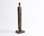 Signum Figurine l12 x P12 x H51 cm Aluminium Mokka Bronze Moulée