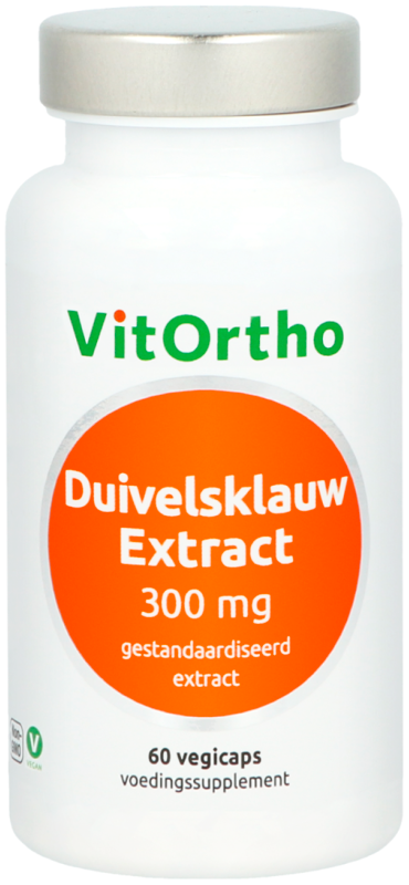 Vitortho Duivelsklauw extract 300mg 60 vegicaps