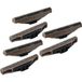 vhbw 6 x bloc de lames, compatible avec Payer T60.1, T60.3, 9727, 39.25, 9325, T48.2, T50.1, T48, T48.1, 39 rasoirs, noir/argent