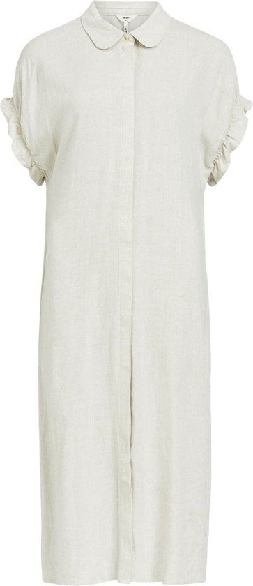 OBJECT OBJSANNE TIANA S/S DRESS NOOS - Grijs - Maat 36 - Jurk - Vrouwen