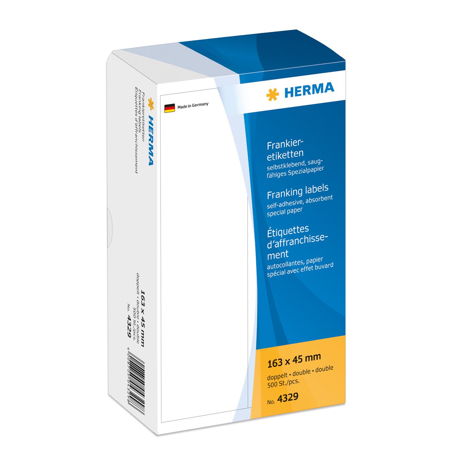 HERMA 4329 Etiketten Wit Papier 163x45mm 4008705043298