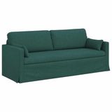 vidaXL Bank Donkergroen Stof 198 x 78 x 80 cm