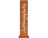 Relaxdays Tuindecoratie - met tekst lievelingsplek - 20x71x15 cm - bruin