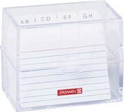 Brunnen 1020580 indexdoos 8, 5 x 7, 5 x 4, 8 cm polystyreen transparant