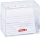 Brunnen 1020580 indexdoos 8, 5 x 7, 5 x 4, 8 cm polystyreen transparant
