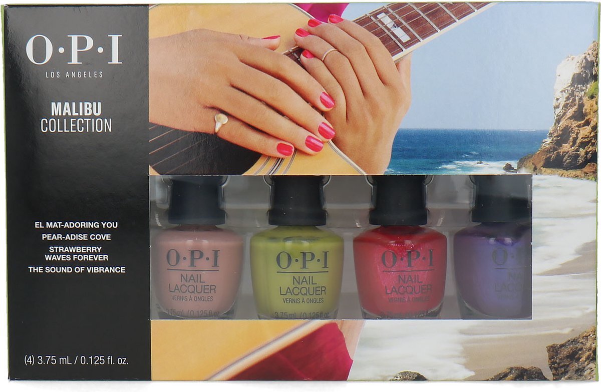 OPI O.P.I Malibu Collection Mini Nagellak - 4 x 3,75 ml