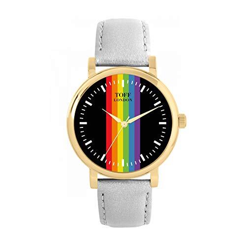 Toff London Pride Linear black batons horloge