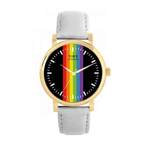 Toff London Pride Linear black batons horloge - 5059656042204