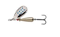 Abu Garcia Droppen Spinner Lure | Ultra-efficiënte inline spinner voor baars, snoek, kopvoorn en forel | Laag zwaartepunt voor nauwkeurig werpen | Vissen op roofvissen in zoet water | Koper, 4,4 cm