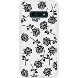 Samsung Bedrukt siliconen hoesje compatibel met Galaxy S10e Roses noires