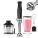 OEM Titan Stabmixer, 1500 W, met dubbele messen, 21 standen, turbofunctie, inclusief accessoires