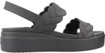 Crocs Brooklyn Woven Upper LW Sandales compensées Noir 39/40 EU