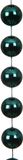 Decoris kunststof kerstslinger emerald