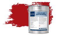 Wixx PU 150 Peinture pour béton - 20L - RAL 3020 | Rouge trafic