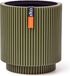 Capi Europe Vase cylindre Groove Intérieur 8x9 Vert