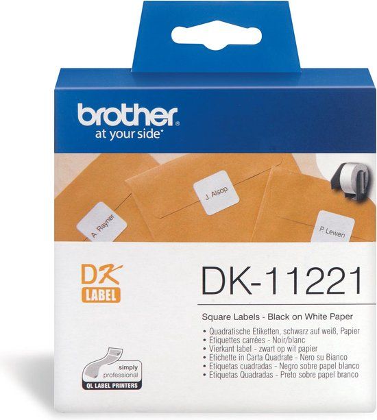 Brother DK-11221 Label - Wit - 12mm x 4m
