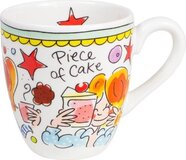 Blond Amsterdam Even Bijkletsen Mini Mok - Mint Rand - 0.2L