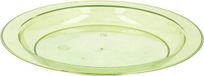 Merkloos / Sans marque Edco Eindhoven Bv Set van 8x stuks groen bord/bordjes 20 cm - Herbruikbaar kunststof servies