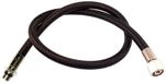 Metalsub Détendeur Flex Mâle 1/2´´ Unf Tuyau Noir 76 cm