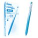 Pentel BL437 Energel Slim Roller Snap 0,7 mm lichtblauw 12 stuks