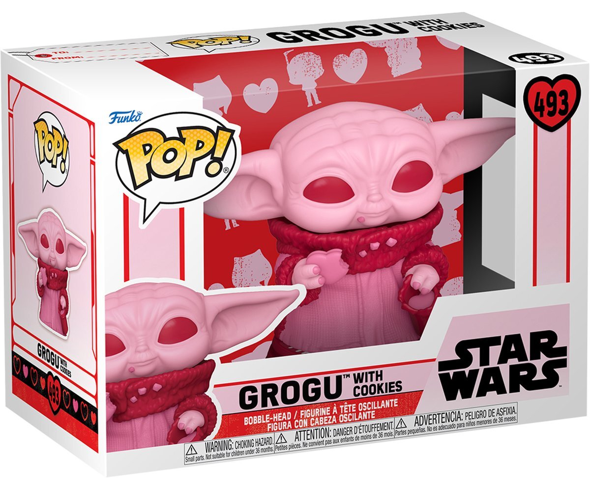 Funko Star Wars Verzamelfiguur Pop! Vinyl - Valentines Grogu Roze