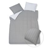 Vandyck Home Puglia Percale grey dekbedovertrek Lits-jumeaux (240x200/220 )