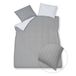 Vandyck Home Puglia Percale grey dekbedovertrek Lits-jumeaux (240x200/220 )